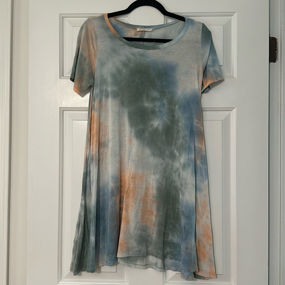 Tie Die T-Shirt Dress